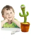 Singing Talking Recording Dancing Cactus Toy - Green & Brown
