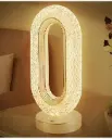 Oval Shape LED Crystal Table Lamp