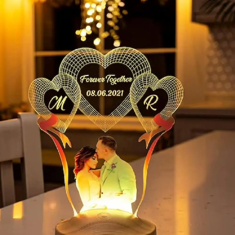 Led lamp anniversary gift