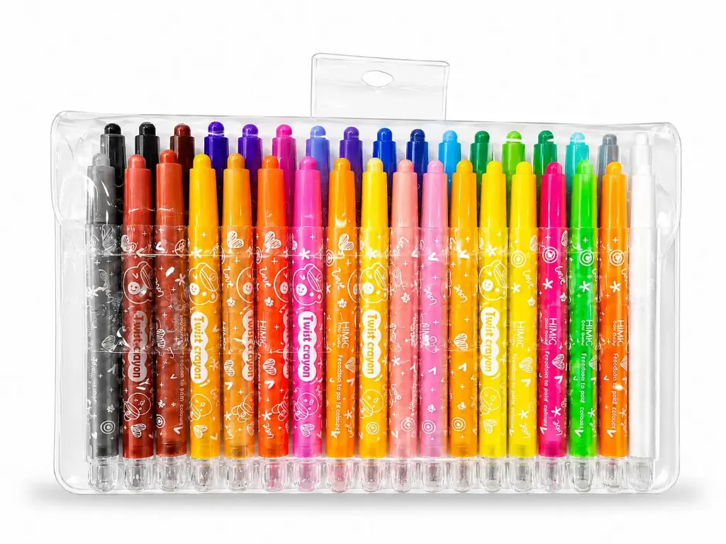 Coloring Kit Twist-able 36 Shades Rolling Crayons Pen for Drawing | School Kids | Boys | Girls | Birthday Gifts