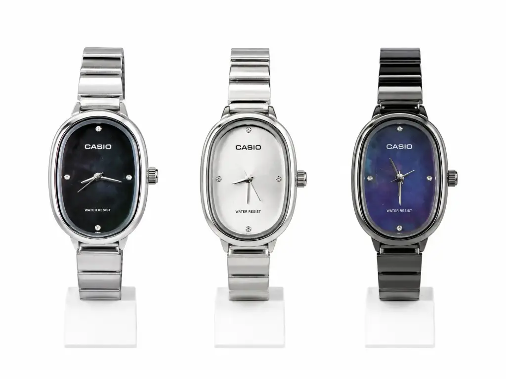 CASIO Oval-Shaped Stainless Steel Women's Watches