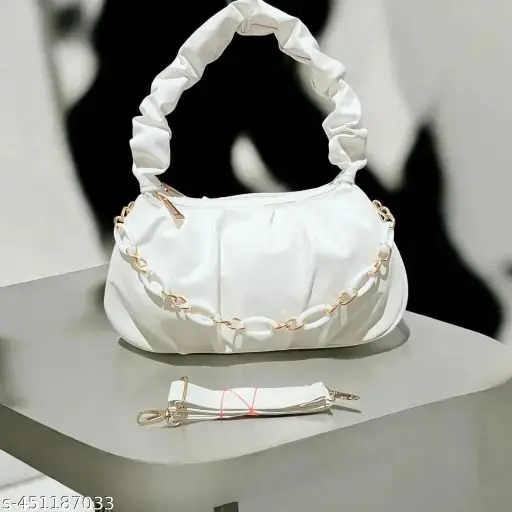 Elegant white handbag